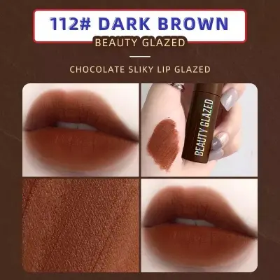 Picture of Beauty Glazed Chocolate Silky Lip Glaze - Shade 112