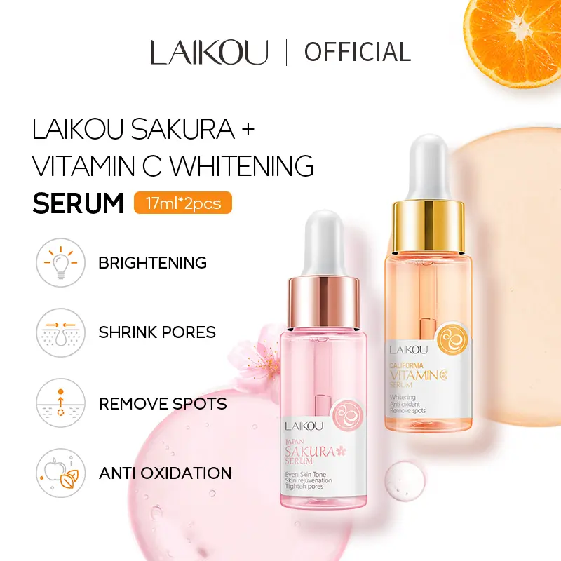 Picture of Laikou Sakura & Vitamin C Serum Combo ( 17 ml +17ml )-2pcs