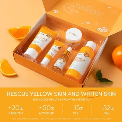 Picture of LAIKOU Vitamin C Brightening Skin Care 5 in 1 combo Set