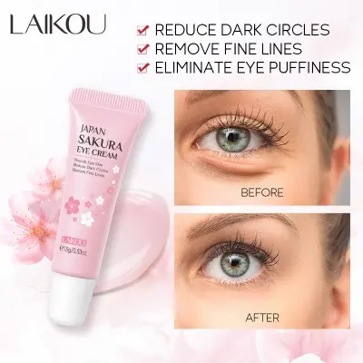 Picture of LAIKOU Japan Sakura Brightening Set (Serum/ Eye Cream/ Cleanser/ Cream) Skin Care Set 4pcs