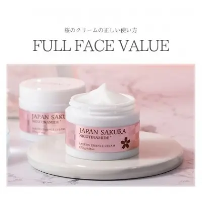 Picture of LAIKOU Japan Sakura Brightening Set (Serum/ Eye Cream/ Cleanser/ Cream) Skin Care Set 4pcs