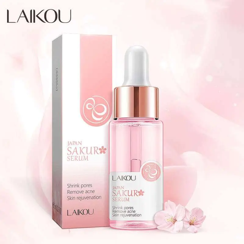 Picture of LAIKOU 7Pcs Sakura Face Skin Care Set Moisturizing Nourishing Serum Soothing Whitening Repairing Anti-Wrinkle Beauty Makeup Set