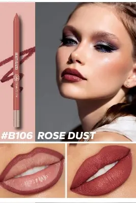 Picture of BEAUTY GLAZED Waterproof Matte Lip Liner Pencil For Lips Eyeliner Blush Smooth Easy To Wear Long Lasting Lip Glaze Pen Sketch Dye Tint Lipstick Lip Makeup -#B106 ROSE DUST
