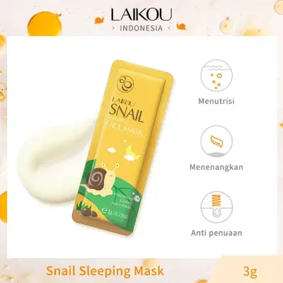 Picture of Laikou Snail Sleeping Face Mask – 3 G