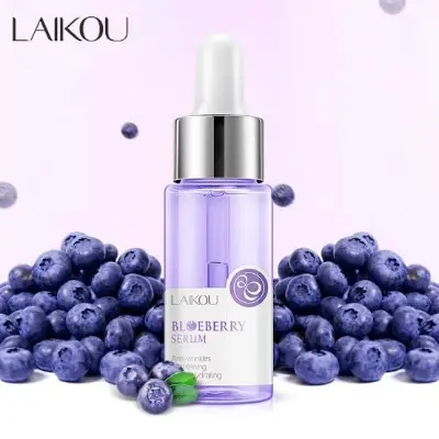 Picture of LAIKOU Blueberry Anti Wrinkles Facial Serum Brighten Skin Tone Hydrating Repair Damaged Skin Whitening Remove Spots Skin Care-17ml