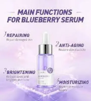 Picture of LAIKOU Blueberry Anti Wrinkles Facial Serum Brighten Skin Tone Hydrating Repair Damaged Skin Whitening Remove Spots Skin Care-17ml