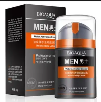 Picture of Bioaqua Men Only For Men's Day Creams Moisturizing Face Cream Deep Hydrating Anti Aging Wrinkle Whitening Skin Care Ointment-50gm