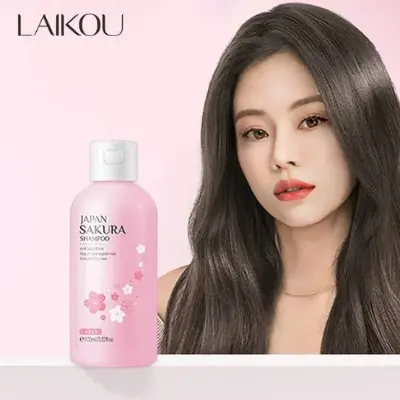 Picture of Laikou Japan Sakura Shampoo Repair Damaged Hair Moisturizing Nourishing Anti Dandruff Oil Control Shampoos Hair Cleansing Care-100ml