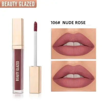 Picture of BEAUTY GLAZED Velvet soft Mist True Matte Lipstick-#106 - Nude Rose