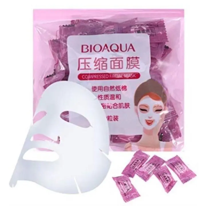 Picture of BIOAQUA Compressed Facial Tablet Face Sheet Mask-5pcs