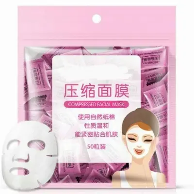 Picture of Bioaqua Deep Moisturizer Easy Use Compressed Facial Mask for Face -25 pcs