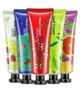 Picture of BIOAQUA Fruits Hand Cream Sets Moisturizing Sakura Hands Cream Anti-chapping Nourishing Repairing Handcream Hand Skin Care-5PCS