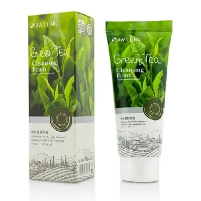 Picture of 3W clinic green tea lovely cleansing foam-100ML