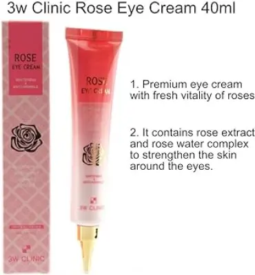 Picture of 3W clinic rose eye cream brightening and emollient cream-40ml