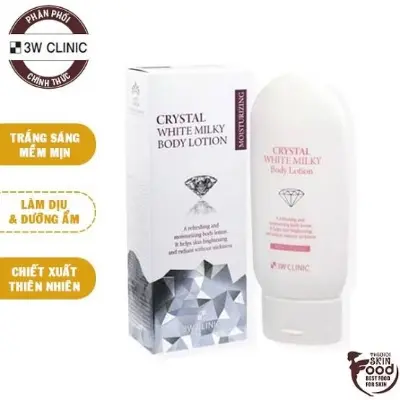 Picture of KOREAN COSMETICS 3W CLINIC Crystal White Milky Body Lotion -150gm