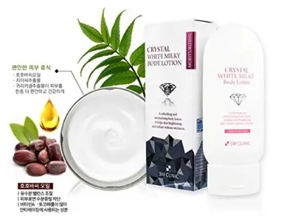 Picture of KOREAN COSMETICS 3W CLINIC Crystal White Milky Body Lotion -150gm
