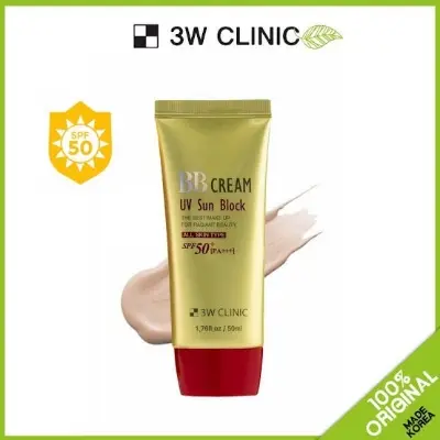 Picture of 3W CLINIC UV SUN BLOCK BB CREAM SPF50 PA+++-50ml