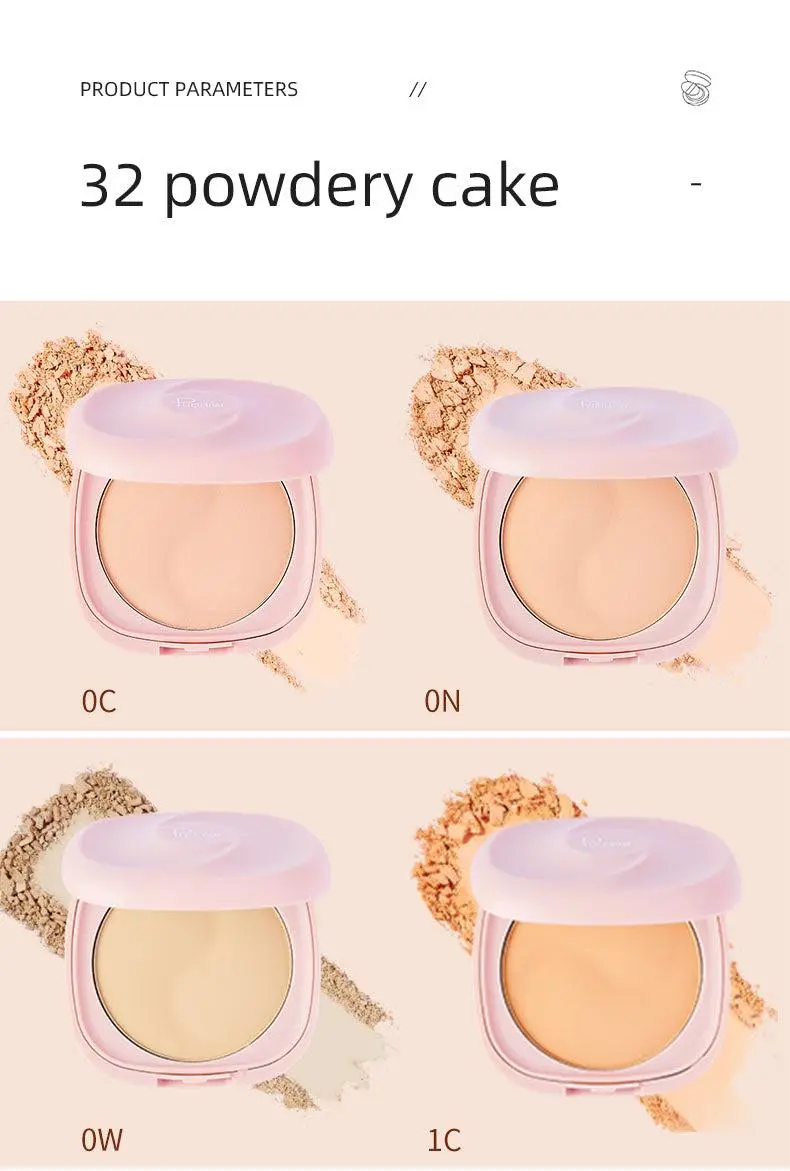 Picture of Pudaier Face Powder for Skin Pressed Oil Control Natural Foundation Makeup Setting Powder Smooth Finish Concealer