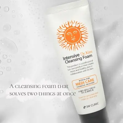 Picture of 3W CLINIC Intensive Dr. Kim Cleansing Foam 120ml / Korean Cosmetics