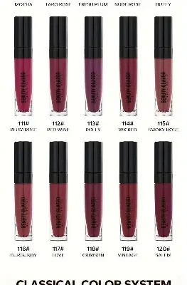 Picture of Beauty Glazed Misty Matte Lip Gloss 20 Colors Long Lasting Non-Stick Cup Moisturizing Liquid Lipstick-1pcs