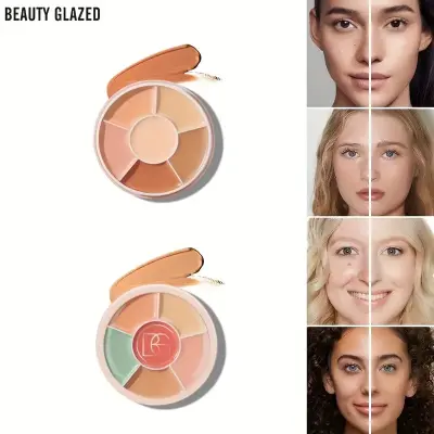 Picture of Beauty Glazed 6-Color Concealer For Spotless, Brightened Skin - Decrease Tear Gaps, Dark Circles & Even Skin Tone