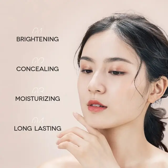 Picture of LAIKOU BB Cream Skin Care Concealer Liquid Foundation Base Makeup Home Moisturizing Primer care 50g-Ivory