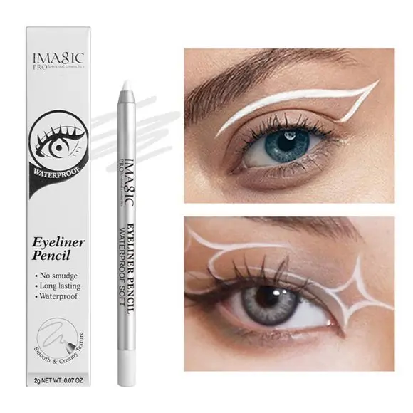 Picture of IMAGIC Gel Eyeliner Pen Long lasting Waterproof Kajal Eyeliner - White