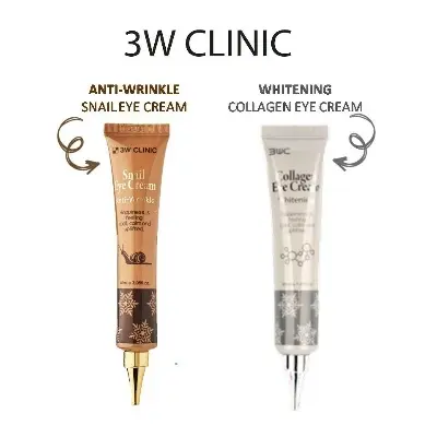 Picture of 3W CLINIC Eye Cream Placenta/Hyaluronic/Snail/Black Pearl/Horse Oil/ Honey/ Rose-40gm