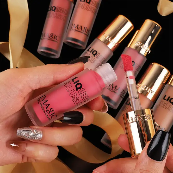 Picture of IMAGIC Natural Cheek Face Makeup Blush Face Pigment Blush Long lasting Liquid Blush Beauty Makeup