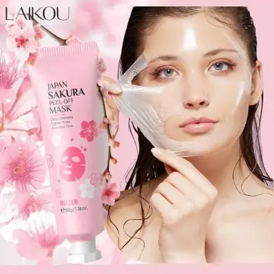 Picture of LAIKOU Sakura Peel-off Mask Cleansing Pores Remove Blackheads whitening- 80gm