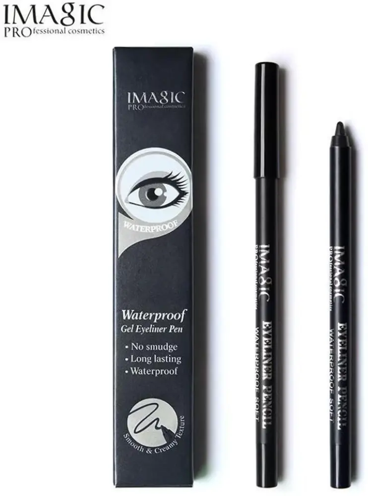 Picture of IMagic Gel Eyeliner Kajal Waterproof  (Black, 8 g)