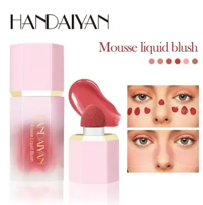 Picture of HANDAIYAN 6 Colors Liquid Blush Cosmetics Natural Long Lasting Makeup Blusher Rare Liquid Blush Face Pigment Natural Cream Cheek Tint)