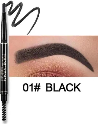 Picture of HANDAIYAN Microblading Tattoo Eyebrow Pen Pencil Brush Waterproof Long-lasting-#01-Black