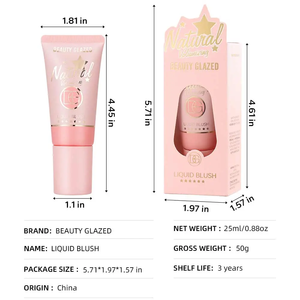 Picture of Beauty Glazed Natural Volumizing Liquid Blush-103