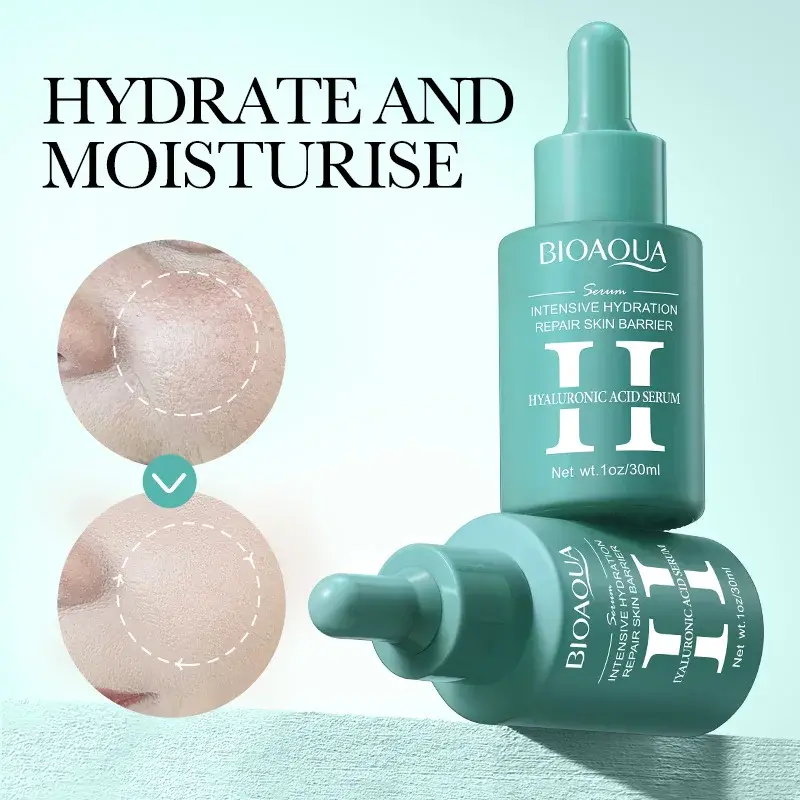Picture of BIOAQUA HYALURONIC ACID VITAMIN C RETINOL NICOTINAMIDE SNAILS TURMERIC WHITENING MOISTURIZING SERUM ESSENCE -30ML