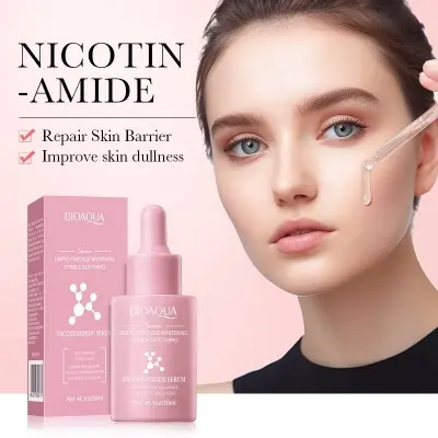 Picture of BIOAQUA Niacinamide Whitening Face Serum Dark Spot Remover Moisturizing Anti-Aging Anti-Wrinkle Brighten Facial Skin Care Products – 30ml