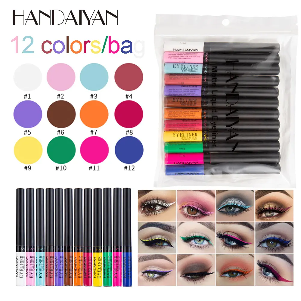 Picture of Handaiyan 12 Colors Liquid Matte Eyeliner Set-A