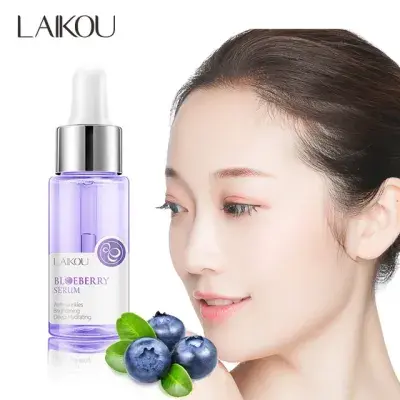 Picture of LAIKOU Blueberry Anti Wrinkles Facial Serum Brighten Skin Tone Hydrating Repair Damaged Skin Whitening Remove Spots Skin Care-17ml