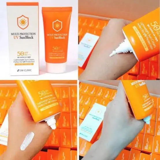 Picture of 3W CLINIC Multi Protection UV Sun Block - 70ml