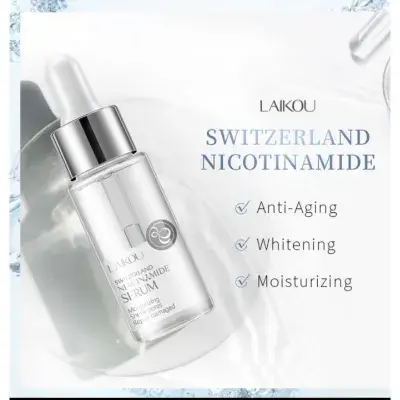 Picture of LAIKOU Nicotinamide Serum Whitening Face Serum Ampoule Essence Moisturizing Anti-Aging Anti-Wrinkle Shrink Pores Skin Care Serum-17ml