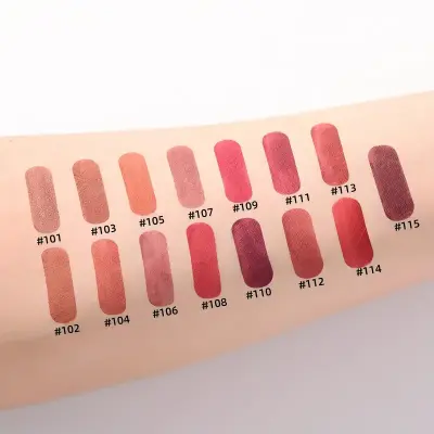 Picture of BEAUTY GLAZED Velvet 15 Colors Waterproof Long Lasting Non-Sticky soft Mist True Matte Lipstick-1pcs