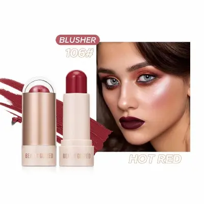 Picture of Beauty Glazed Cream Blush Stick -#106 Hot Red (Blush)