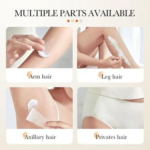 Picture of BIOAOUA Aloe Vera Hair Removal Cream - Mild, Non-Stimulating, Rapid Depilation for Whole-Body Smoothing-60gm