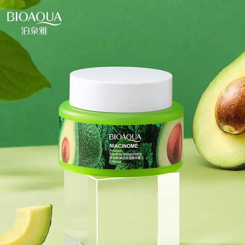 Picture of Bioaqua Avocado Cream Moisturizing Essence Moisturizing Skin Refreshing Oil Control Face Cream Skin care-50gm