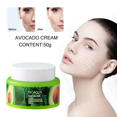 Picture of Bioaqua Avocado Cream Moisturizing Essence Moisturizing Skin Refreshing Oil Control Face Cream Skin care-50gm