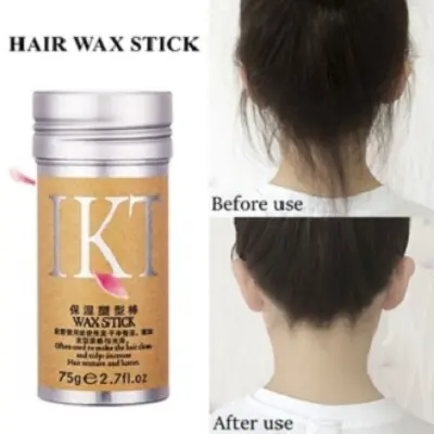Picture of IKT Hair Wax Stick 75g for Both Men & Women for Damaged Hair Frizz Control Long Lasting Time-saving Styling Solution for Unisex