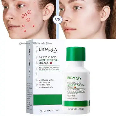 Picture of BIOAQUA Salicylic Acid Shrink Pores Face Serum Oil Control Remove Acne Blackheads Dark Spot Whitening Moisturizing Skin Care Essence -35ML