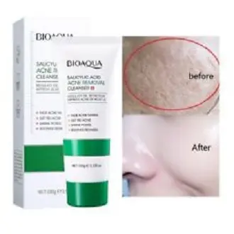 Picture of BIOAQUA SALICYLIC ACID ACNE REMOVAL CLEANSER MOISTURIZING OIL CONTROL PORE SHRINKING FACIAL CLEANSER 100G