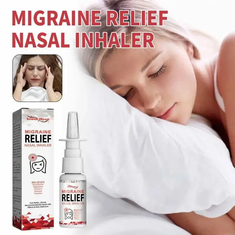 Picture of South Moon Migraine Relief Nasal Inhaler for Headaches & Tension Relief 30ml Nose care