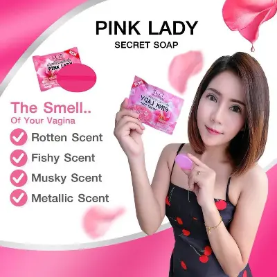Picture of ROZE Essence Pink Lady Secret Soap - 30gm